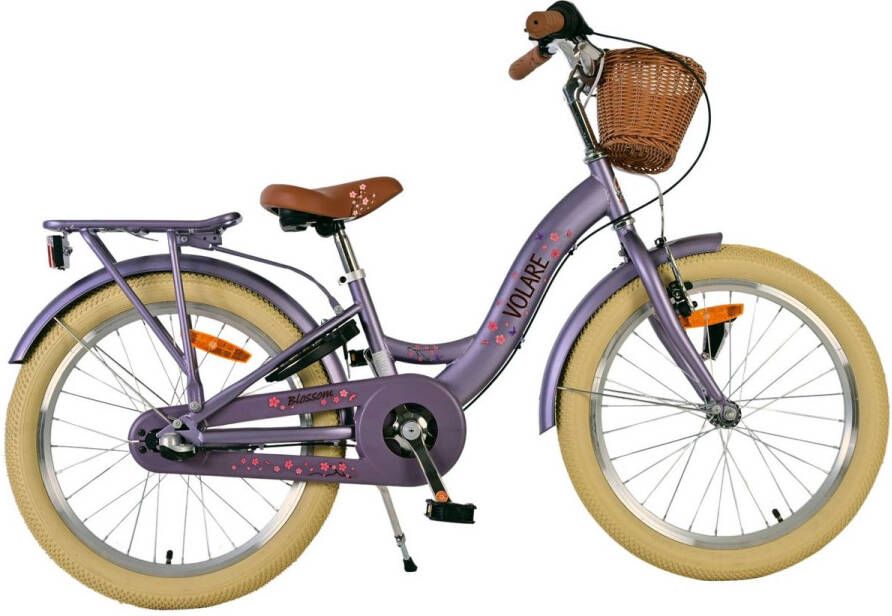 Volare Blossom Kinderfiets Meisjes 20 inch Paars Nexus 3 versnellingen