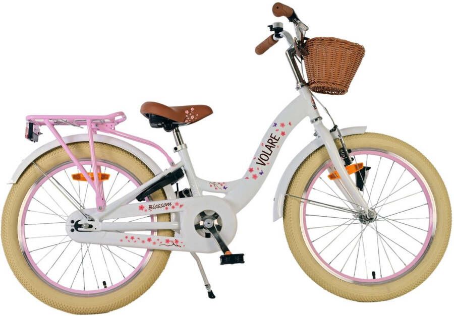 Volare Blossom Kinderfiets Meisjes 20 inch Wit