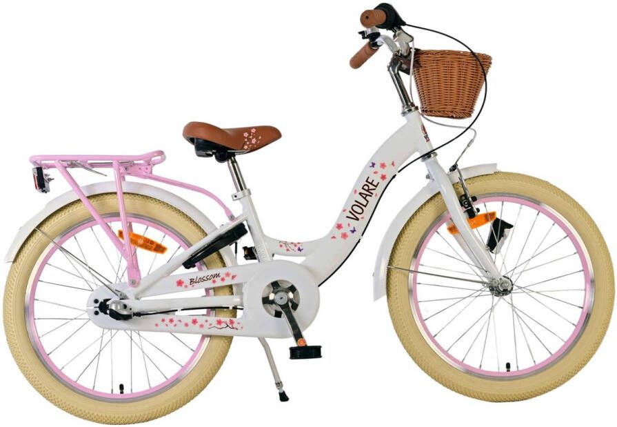 Volare Blossom Kinderfiets Meisjes 20 inch Wit Nexus 3 versnellingen
