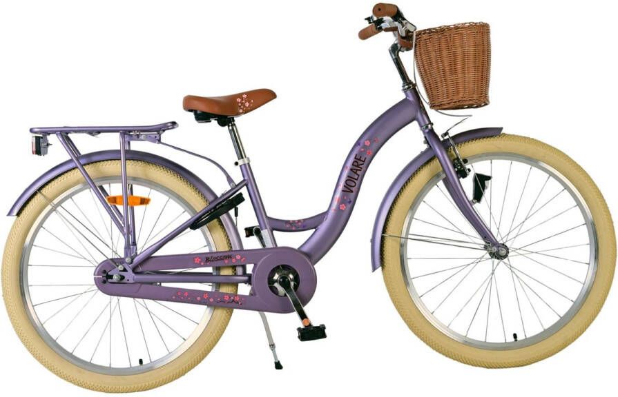 Volare Blossom Kinderfiets Meisjes 24 inch Paars