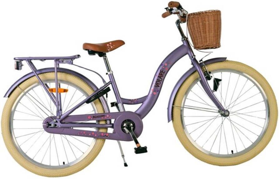 Volare Blossom Kinderfiets Meisjes 24 inch Paars