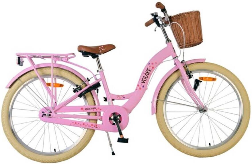 volare Blossom Kinderfiets Meisjes 24 inch Roze Twee handremmen
