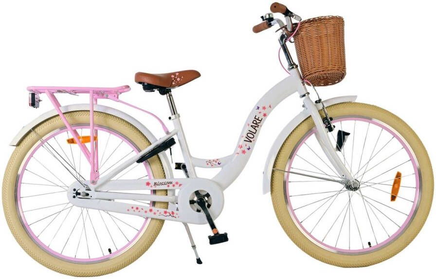 Volare Blossom Kinderfiets Meisjes 24 inch Wit