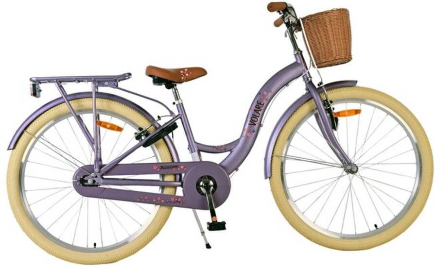 Volare Blossom Kinderfiets Meisjes 26 inch Paars Twee handremmen