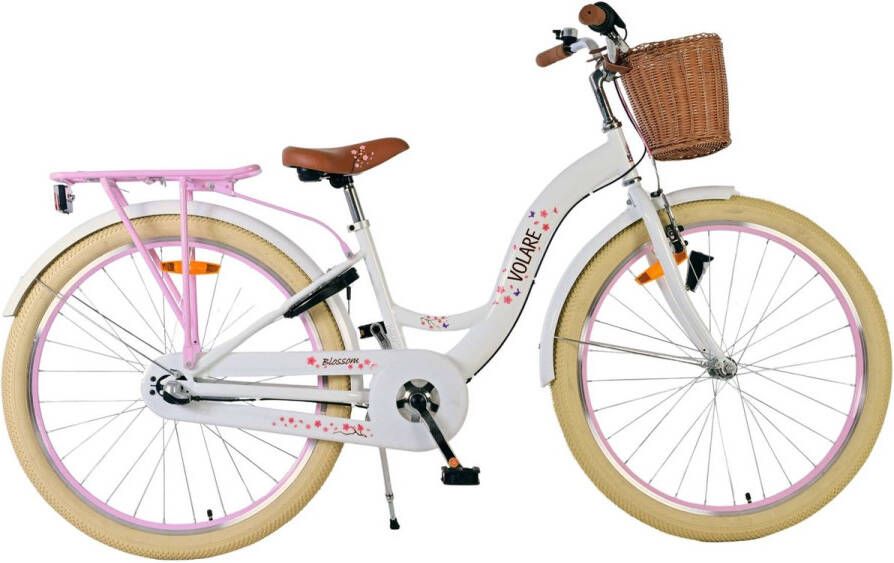 Volare Blossom Kinderfiets Meisjes 26 inch Wit Nexus 3 versnellingen