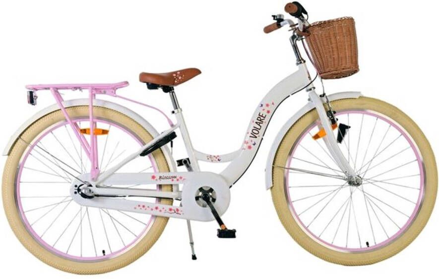 volare Blossom Kinderfiets Meisjes 26 inch Wit Nexus 3 versnellingen