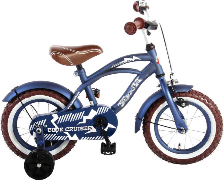 Volare Blue Cruiser Kinderfiets Jongens 12 inch Blauw 95% afgemonteerd