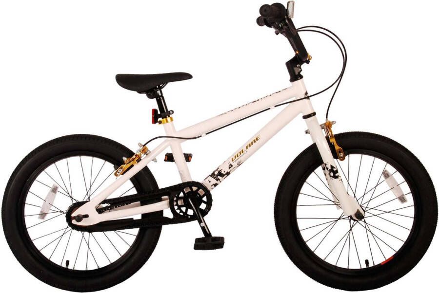Volare Cool Rider Kinderfiets Jongens 18 inch Wit twee handremmen 95% afgemonteerd Prime Collection - Foto 3