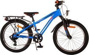 Volare Cross Kinderfiets Jongens 20 inch Blauw 6 versnellingen