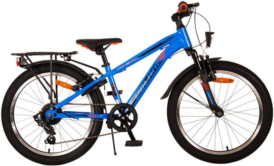 Volare Cross Kinderfiets Jongens 20 inch Blauw 6 versnellingen