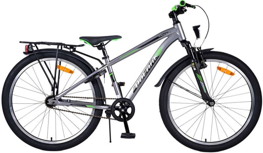 Volare Cross 24 Inch 31 75 cm Jongens Terugtraprem Grijs Zwart