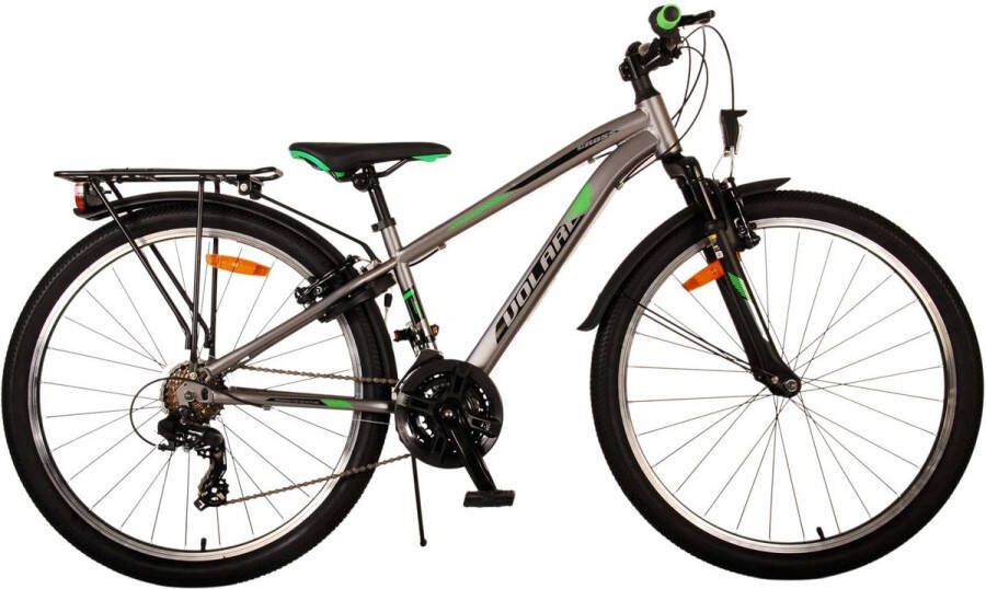Volare Cross Kinderfiets Jongens 26 inch Grijs 18 versnellingen Twee handremmen