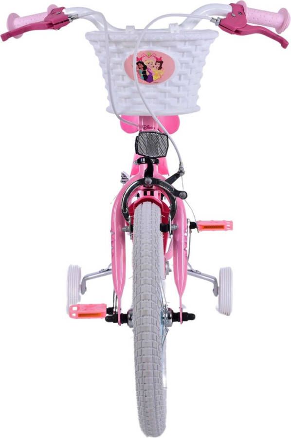 Volare Disney Princess Kinderfiets Meisjes 16 inch Roze Twee Handremmen