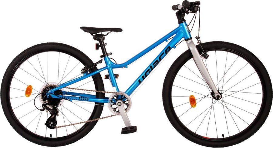 Volare Dynamic Kinderfiets Jongens 24 inch Blauw 2 Handremmen 8 Versnellingen Prime Collection