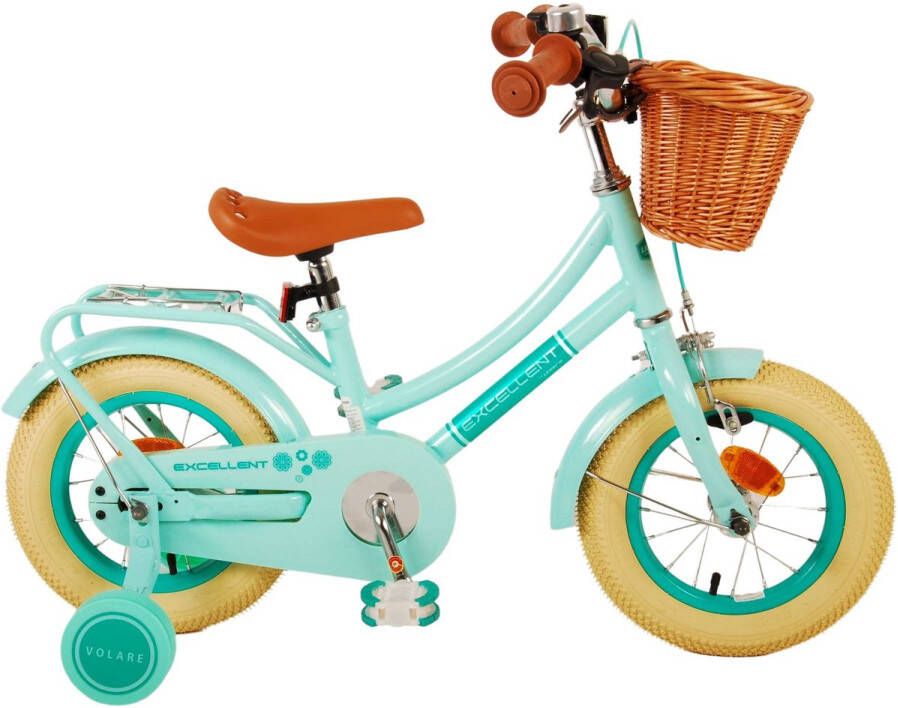 Volare Excellent 12 Inch 21 5 cm Meisjes Terugtraprem Mintgroen
