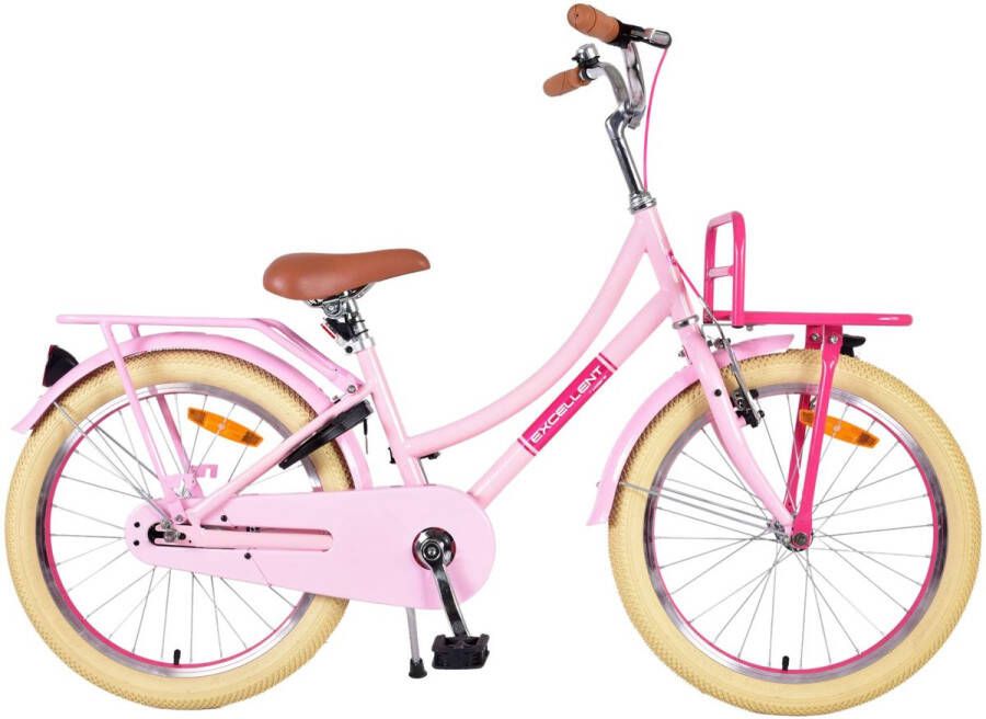 Volare Excellent 20 Inch 31 5 cm Meisjes Terugtraprem Lichtroze