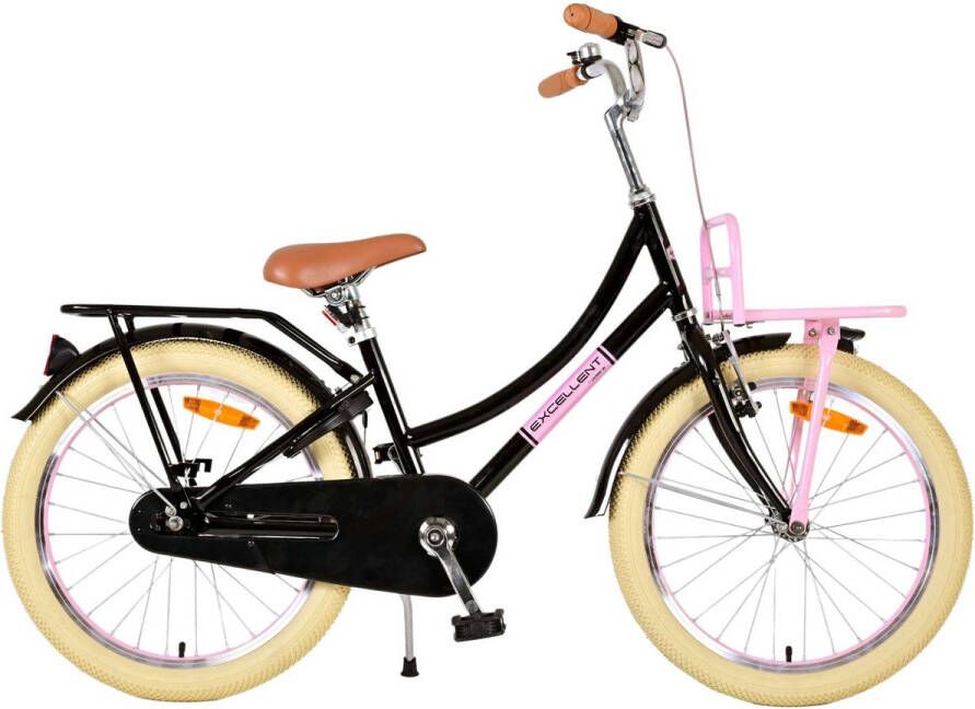 Volare Excellent 20 Inch 31 5 cm Meisjes Terugtraprem Zwart