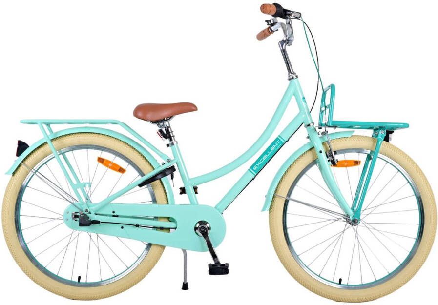 Volare Excellent Kinderfiets Meisjes 24 inch Groen 3 Versnellingen