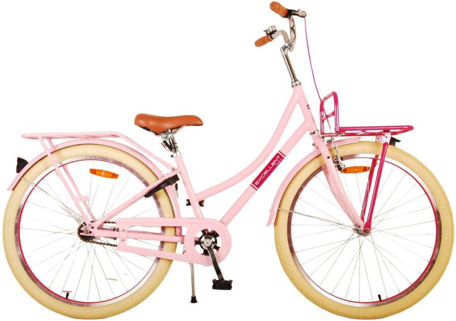 Volare Excellent 26 Inch 43 cm Meisjes Terugtraprem Lichtroze
