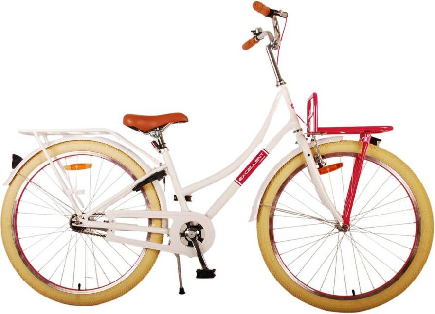 Volare Excellent 26 Inch 43 cm Meisjes Terugtraprem Wit