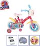 Volare Kinderfiets Peppa Pig 12 inch Roze + Met fietshelm + accessoires - Thumbnail 2