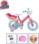 Volare Kinderfiets Peppa Pig 12 inch Roze Met fietshelm + accessoires - Thumbnail 1