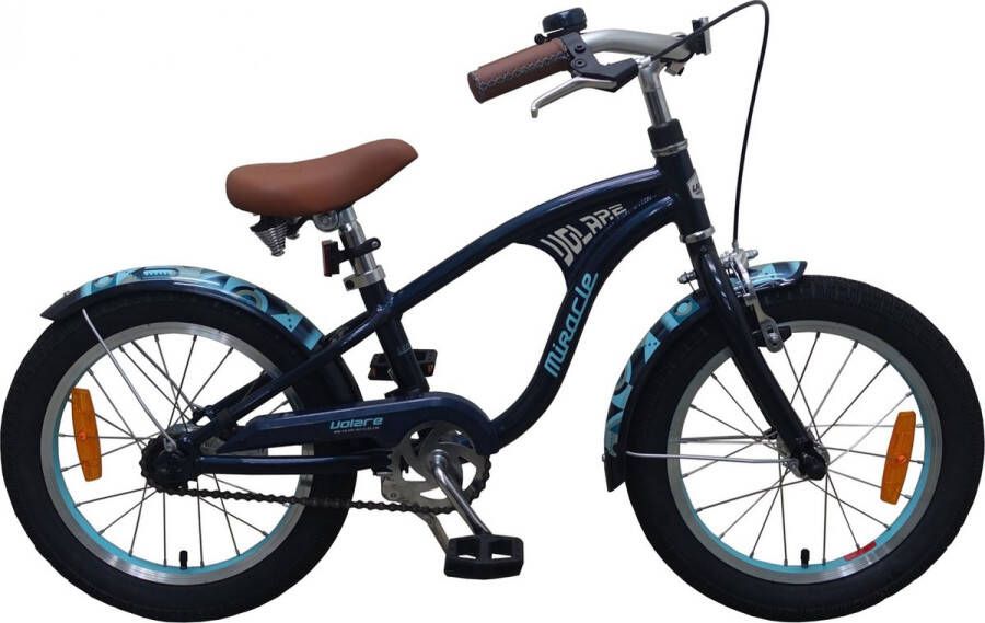 Volare Miracle Cruiser Kinderfiets Jongens 16 inch Mat Blauw Prime Collection