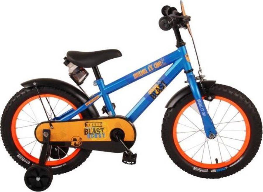 Volare NERF Kinderfiets Jongens 16 inch Satijn Blauw Met bidonhouder - Foto 2