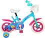 Volare Ocean Kinderfiets Unisex 10 inch Roze Blauw Doortrapper Incl. mandje - Thumbnail 2