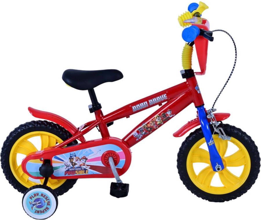 Volare Paw Patrol Kinderfiets Jongens 12 inch Rood