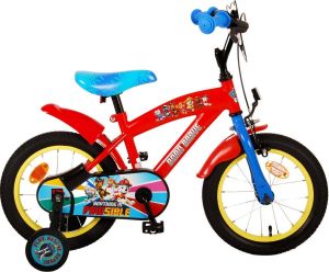 Nickelodeon Paw Patrol 14 Inch 25 cm Jongens Terugtraprem Rood Blauw