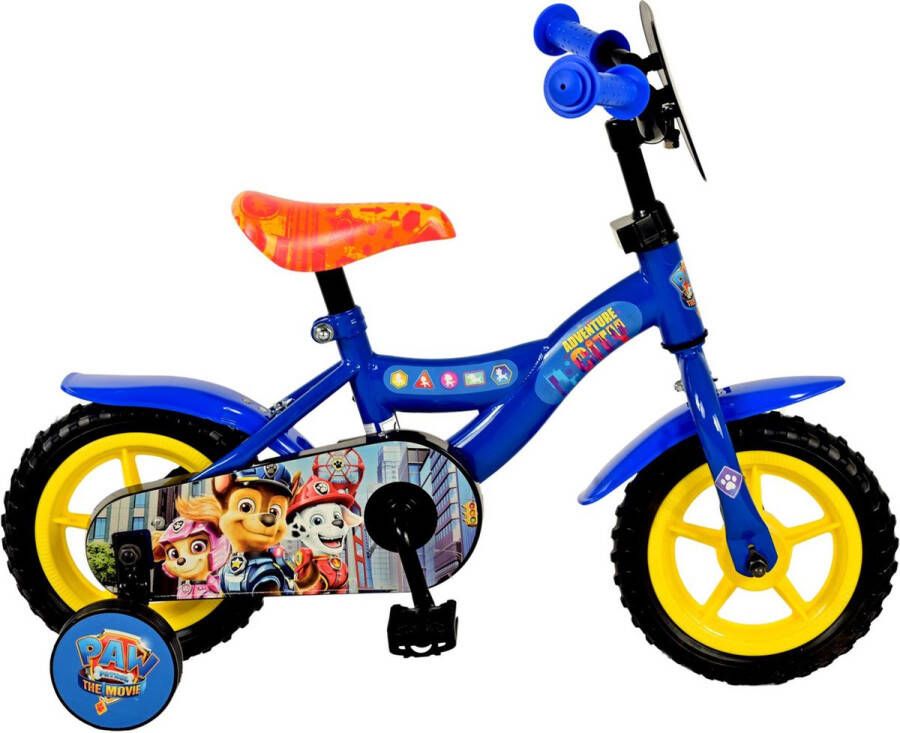 Nickelodeon Paw Patrol the Movie Kinderfiets Jongens 10 inch Blauw Doortrapper