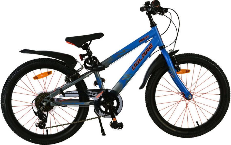 Volare Rocky Kinderfiets 20 inch 7 speed Blauw