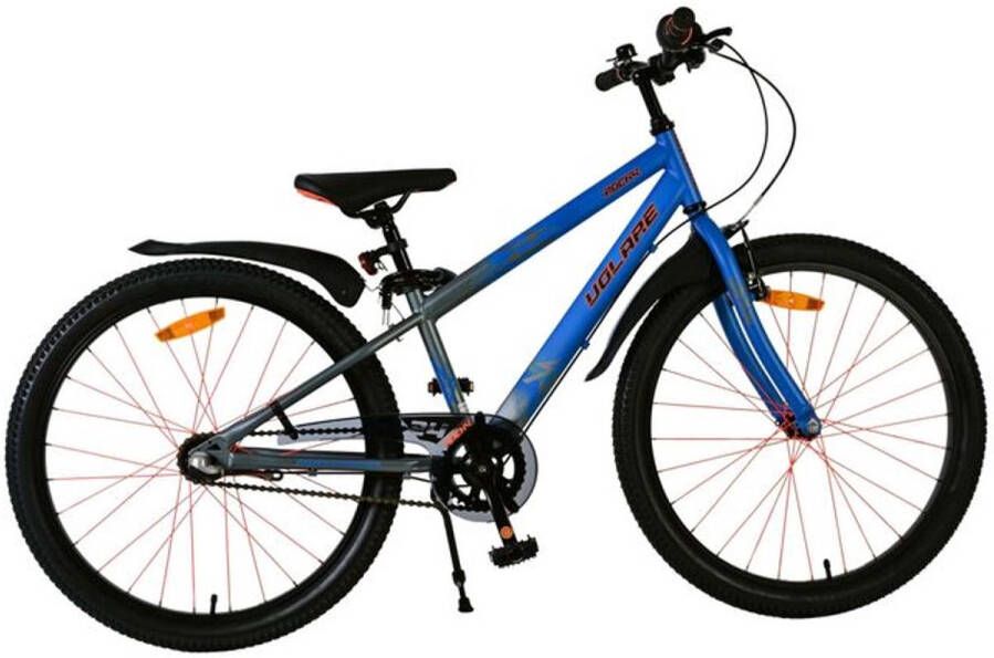 Jongensfiets Kinderfiets Volare Rocky Kinderfiets 24 inch Blauw Shimano Nexus 3 versnellingen