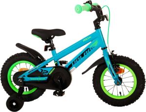 Volare Rocky 12 Inch 20 cm Jongens Terugtraprem Turquoise