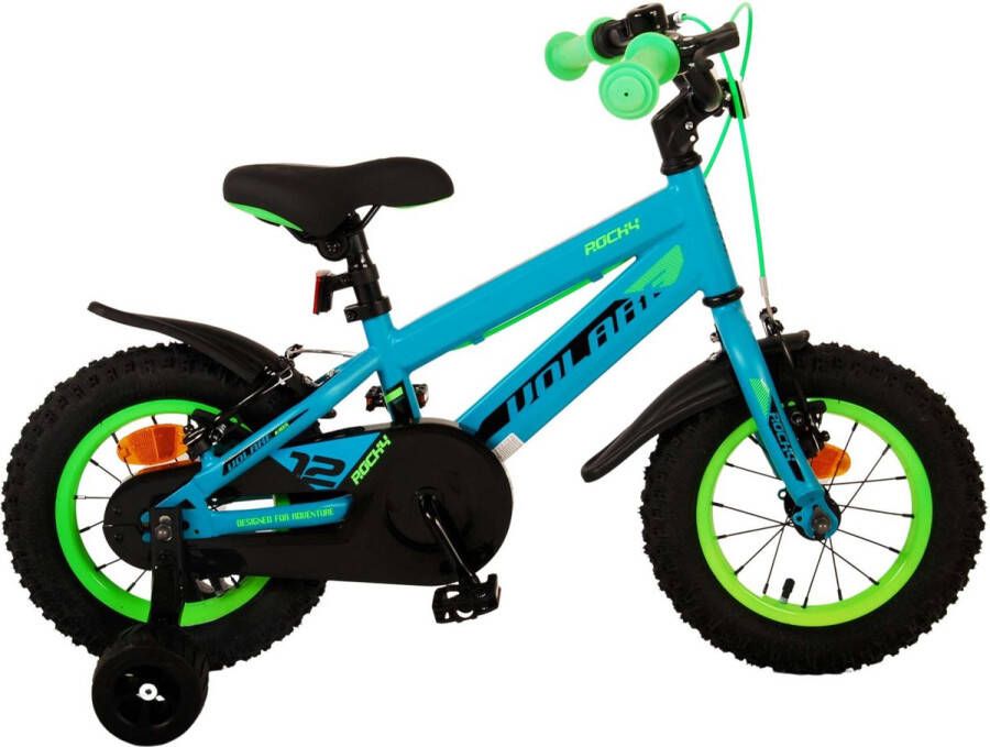 Volare Rocky Kinderfiets Jongens 12 inch Groen Twee handremmen