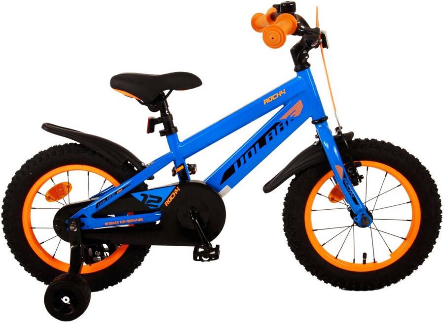 Volare Rocky 14 Inch 21 5 cm Jongens Terugtraprem Blauw