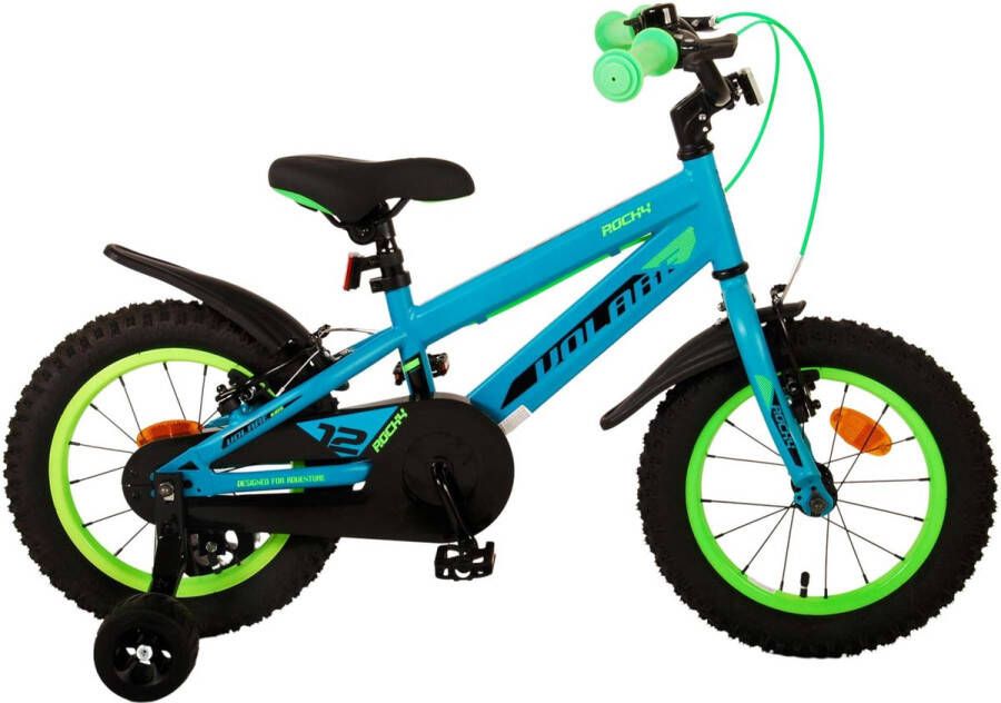 volare Rocky Kinderfiets Jongens 14 inch Groen Twee handremmen