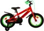 Volare Rocky Kinderfiets Jongens 14 inch Rood Twee handremmen - Thumbnail 2