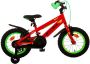 Volare Rocky Kinderfiets Jongens 14 inch Rood Twee handremmen - Thumbnail 1