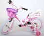 Volare Rose Kinderfiets Meisjes 16 inch Roze Wit 95% afgemonteerd - Thumbnail 1