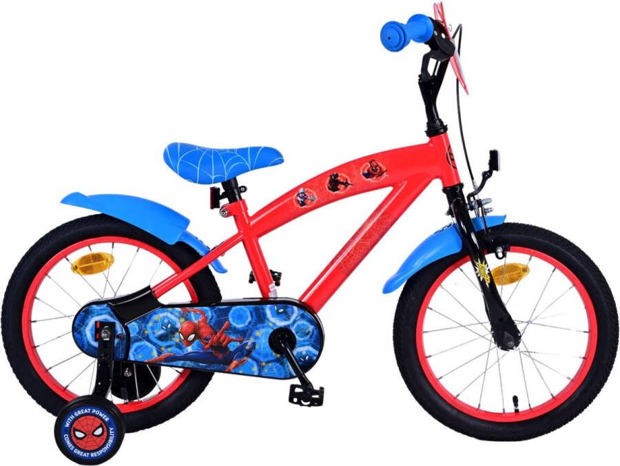 volare Spider-Man Kinderfiets Jongens 16 inch Rood