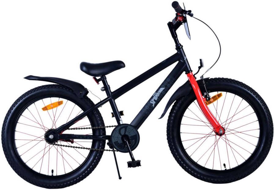 Spider-Man Spider Man Kinderfiets Jongens 20 inch Mat Zwart
