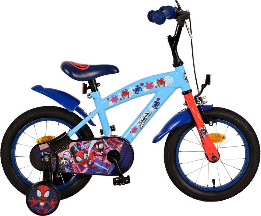 Spidey and his Amazing Friends Spidey Kinderfiets Jongens 14 inch Blauw