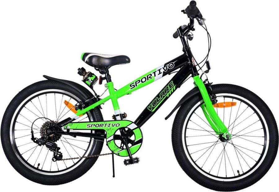 Volare Sportivo Kinderfiets Jongens 20 inch Groen 7 versnellingen