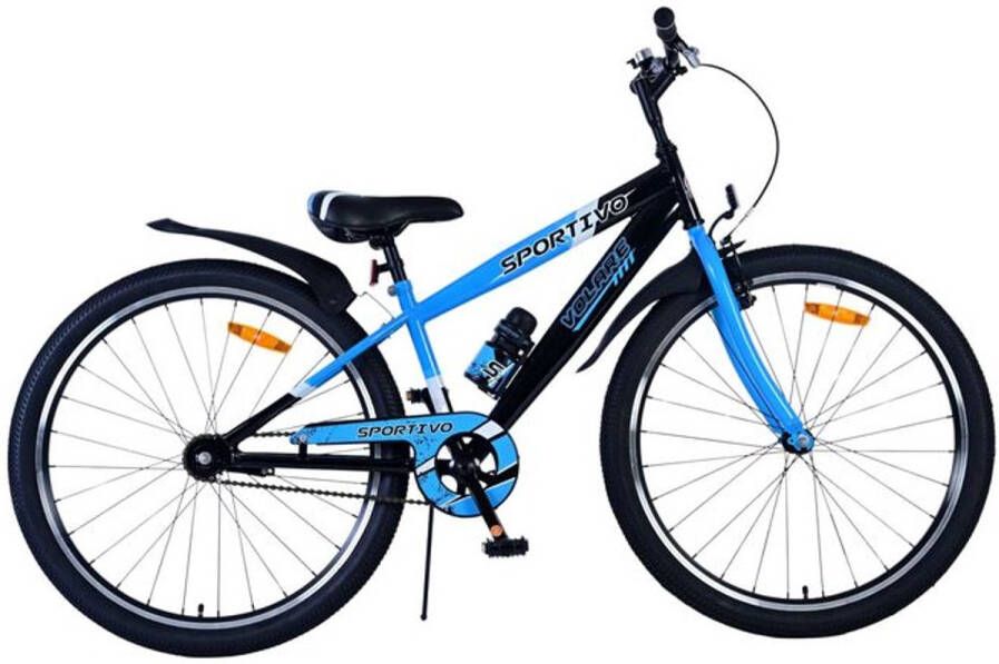 Volare Sportivo 26 Inch 33 cm Jongens Terugtraprem Blauw Zwart