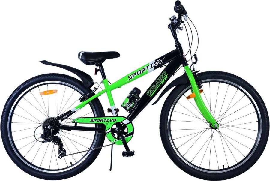 Volare Sportivo Kinderfiets – Jongens – 26 inch – Groen – 7 versnellingen