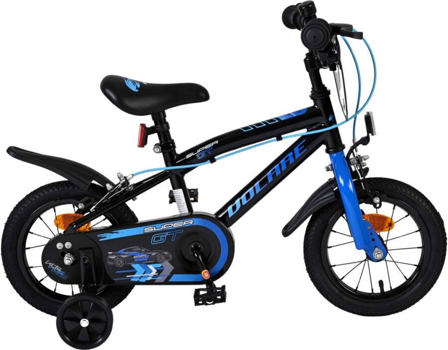 Volare Super GT Kinderfiets Jongens 12 inch Blauw Twee handremmen