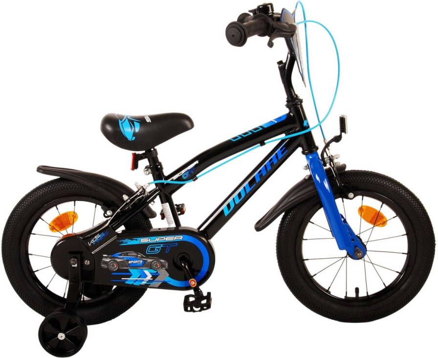 Volare Super GT Kinderfiets Jongens 14 inch Blauw Twee handremmen