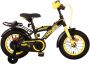 Volare Thombike Kinderfiets Jongens 12 inch Zwart Geel Twee Handremmen - Thumbnail 1